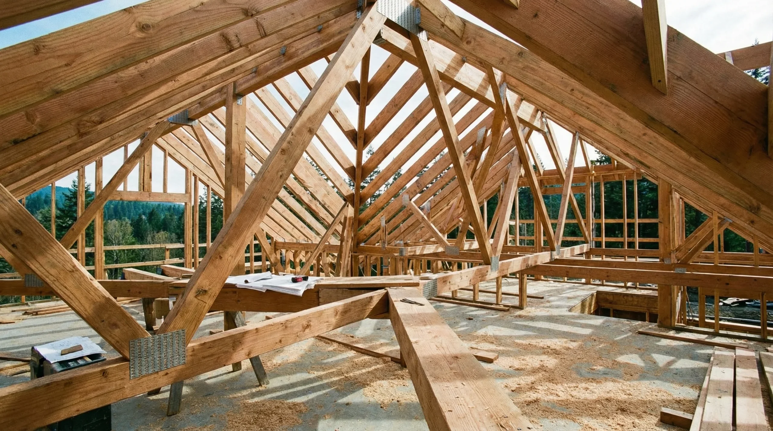 Kostra domova - aneb jak se rodí střecha, která přetrvává století