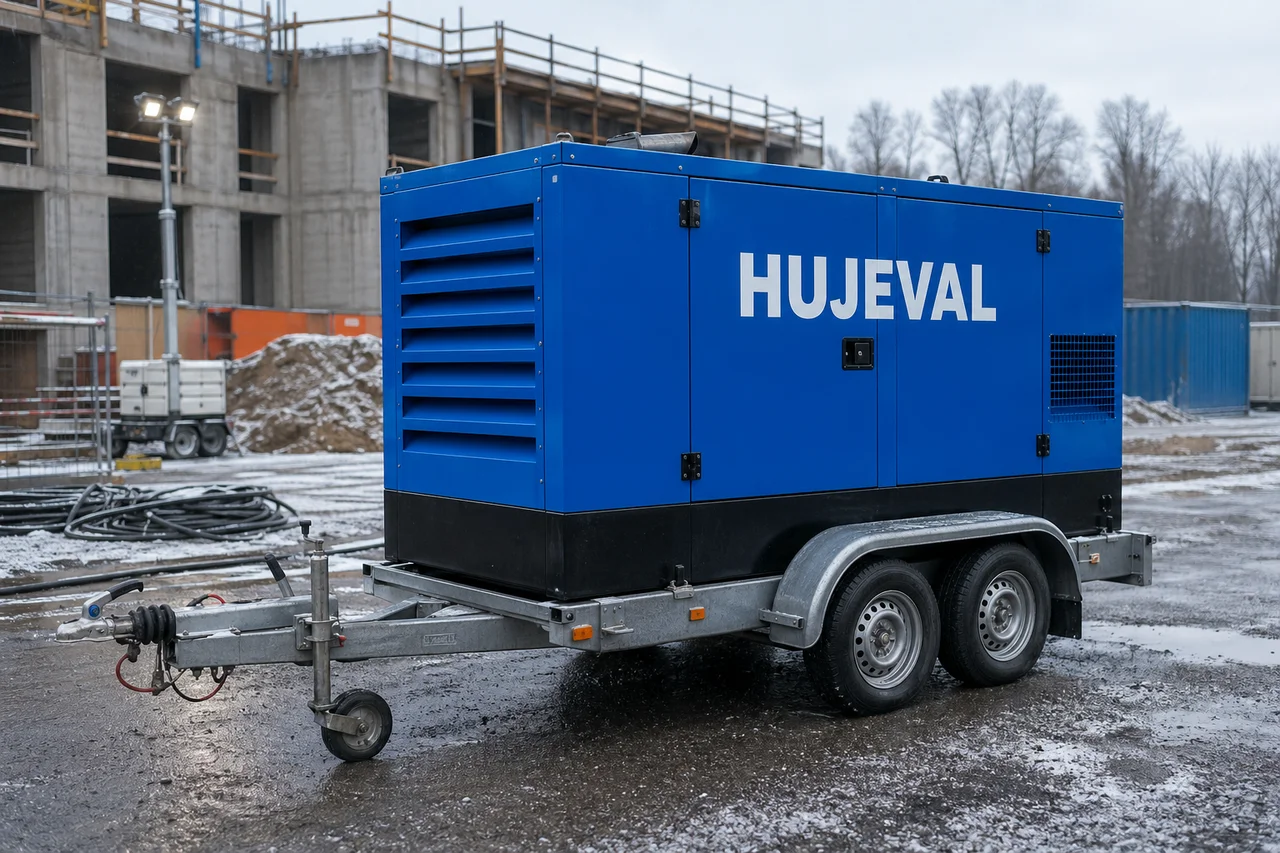 Diesel vs. lithium z provozního deníku půjčovny: tabulka, která sedí na realitu — mobilní elektrocentrála Hujeval