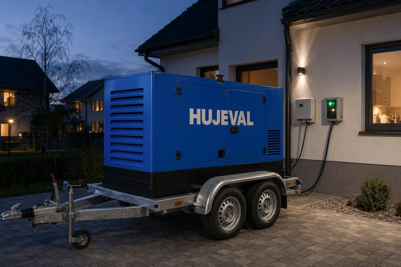 Smart home + agregát: jak přes ATS automatizovat naskočení dřív, než spadne lednička — mobilní elektrocentrála Hujeval