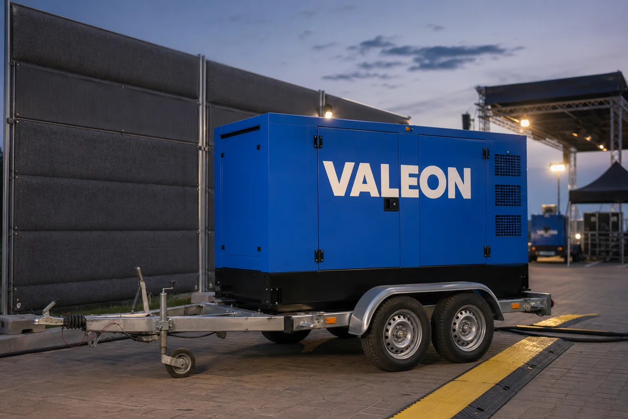 Mobilní elektrocentrála Valeon v praxi — detail