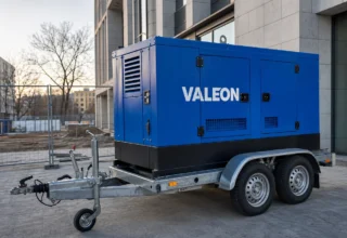 Supersilent vs. standardní generátor: technologie, která dělá z 95 dB jen 65 dB — mobilní elektrocentrála Valeon
