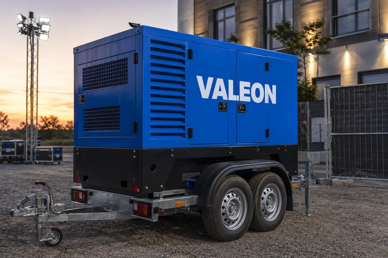 Mobilní elektrocentrála Valeon v praxi — detail