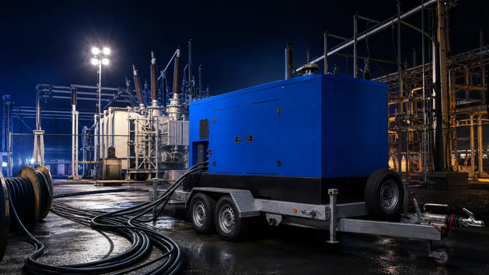 Když praskla areálová trafostanice: 36 hodin do obnovení výroby – mobilní elektrocentrála Valeon